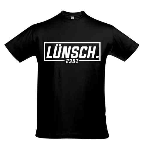 T-Shirt Herren schwarz LÜNSCH.2351 Logo