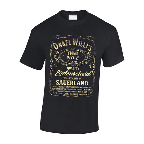 T-Shirt Herren Onkel Willi's Old Brand [Gr. S, XXL]
