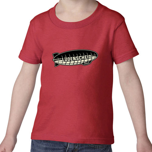 Kinder T-Shirt - Lüdenscheid Zeppelin Rot