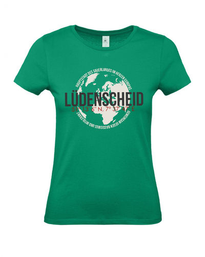 T-Shirt Lüdenscheid Koordinaten 2.0 Damen