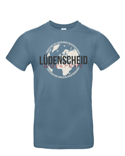 T-Shirt Lüdenscheid Koordinaten 2.0 Herren